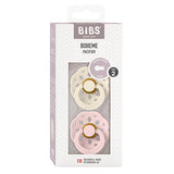 BIBS Boheme Latex Size 2 Ivory/Blossom 2 PACK fra BIBS