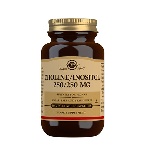 Choline/Inositol 250/250 mg fra Solgar