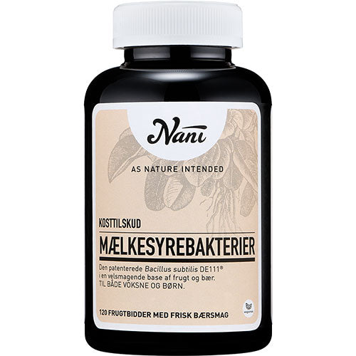 Nani Mælkesyrebakterier | 120 gummies fra Nani