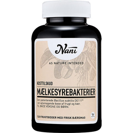 Nani Mælkesyrebakterier | 120 gummies fra Nani