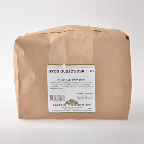 Grøn Gunpowder te fra Natur-Drogeriet