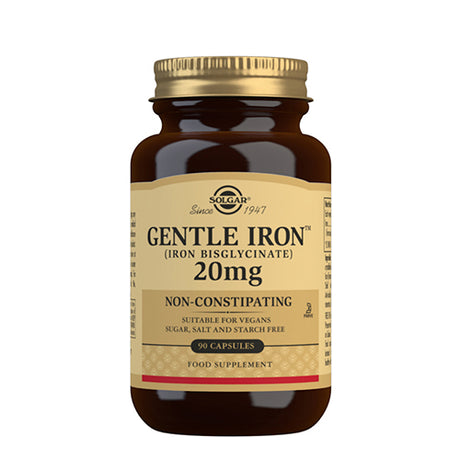 Jern skånsom 20 mg fra Solgar