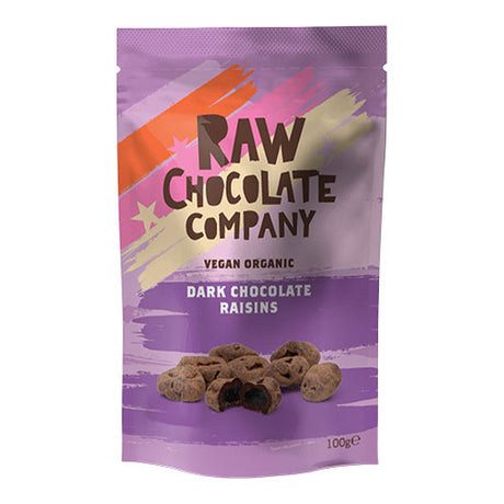 Rosiner m. rå chokolade Ø fra The Raw Chocolate Company