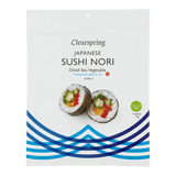 Clearspring Nori Sushi Ristede Plader | 17 g fra Clearspring