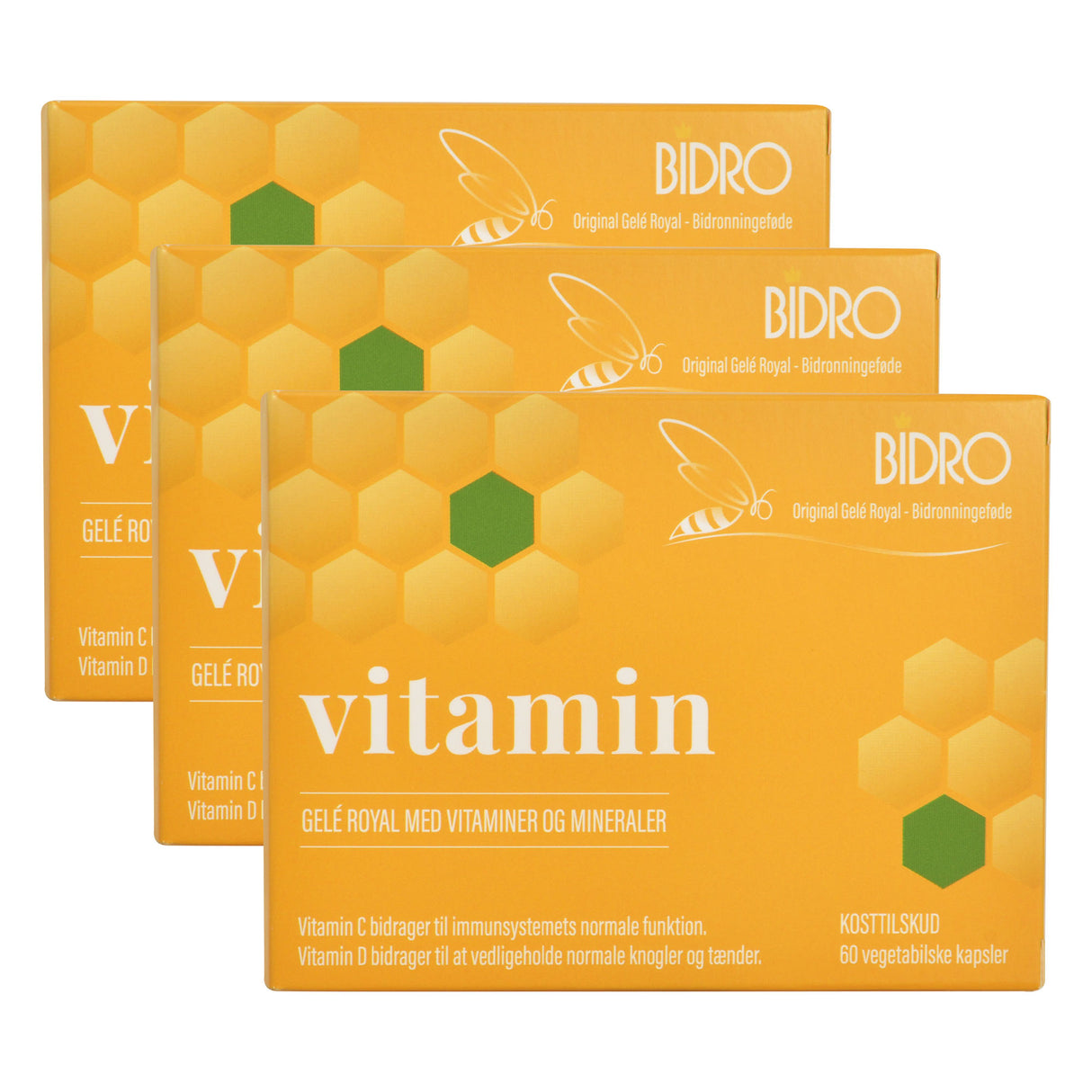 Bidro Vitamin | 3 x 60 kapsler