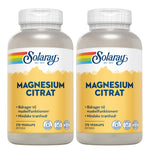Solaray Magnesium Citrat | 2 x 270 kapsler