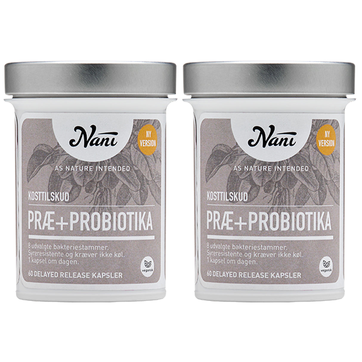 Nani Præ+Probiotika | 2 x 60 Kapsler
