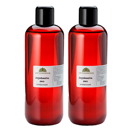 Urtegaarden Jojobaolie Økologisk | 2 x 500 ml fra Urtegaarden