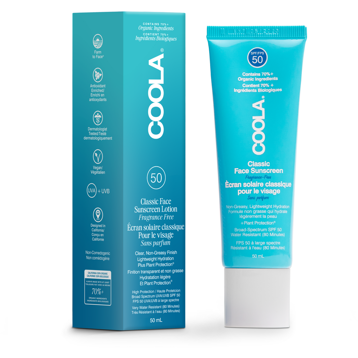 Classic Face Lotion SPF 50 parfumefri