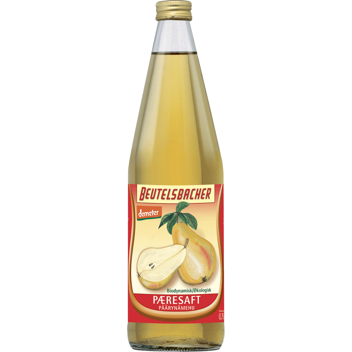 Beutelsbacher Pæresaft Økologisk Demeter | 750 ml fra Beutelsbacher