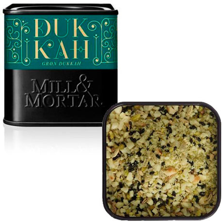 Grøn Dukkah mandler Ø m. grøn fra Mill & Mortar