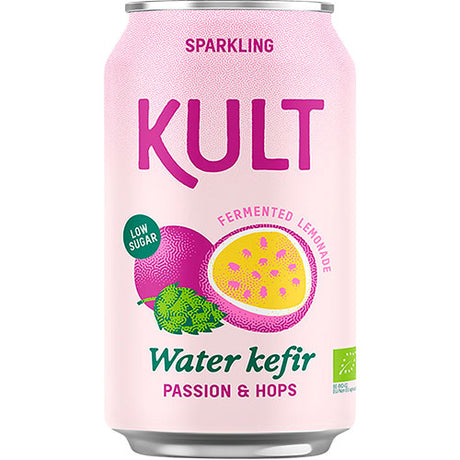 Vandkefir Passionsfrugt & Humle Ø fra KULT