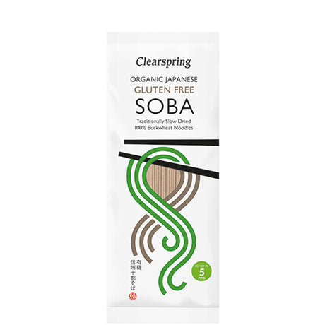 Soba nudler (100% boghvede) Ø fra Clearspring