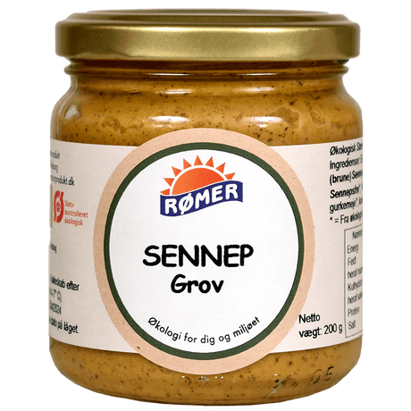 Rømer Sennep Stærk Økologisk | 200 g