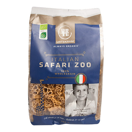 Fuldkornspasta safari dyr Ø fra Urtekram