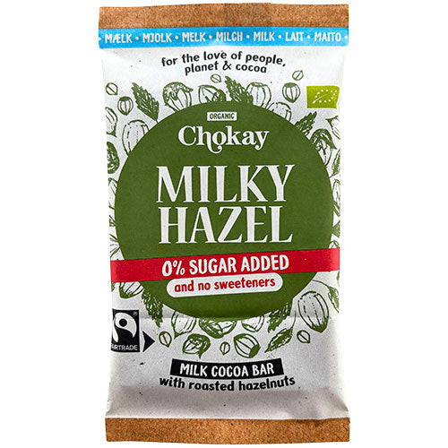 Chokay Bar Milky Hazel 39% Økologisk | 70 g fra Chokay