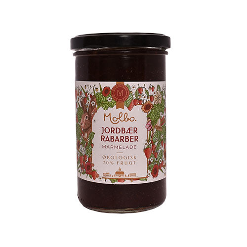Jordbær & Rabarber marmelade Molbo, Ø fra Rømer