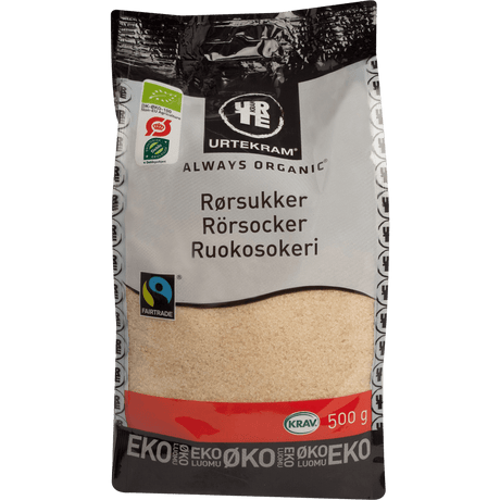 Urtekram Rørsukker Fairtrade Økologisk | 500 g