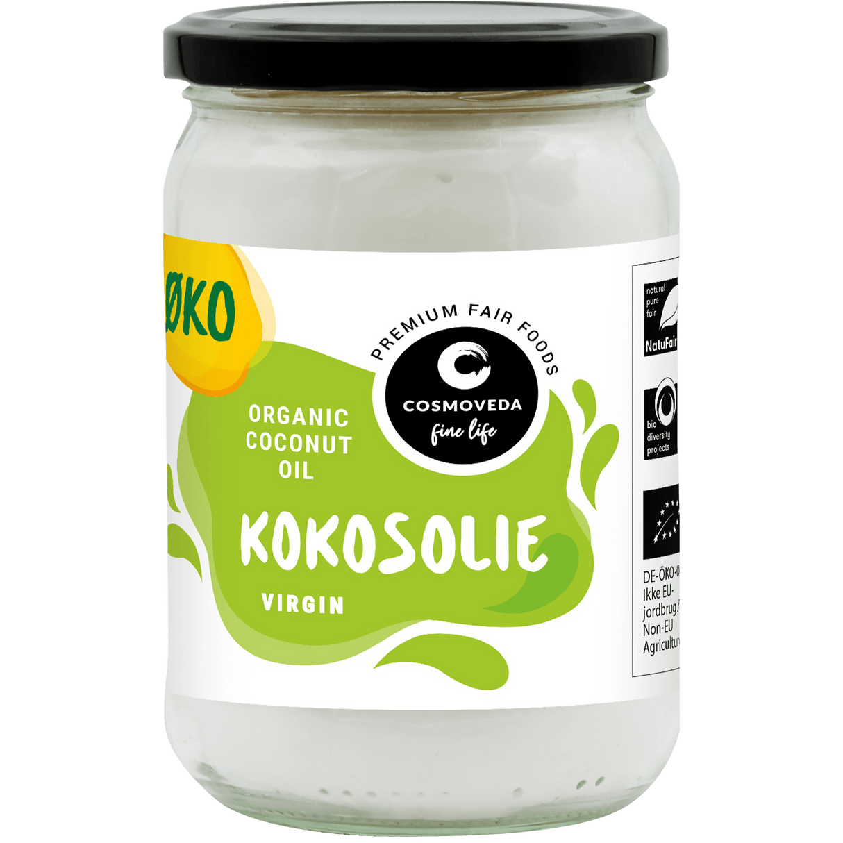 Jomfru kokosolie Ø fra Cosmoveda