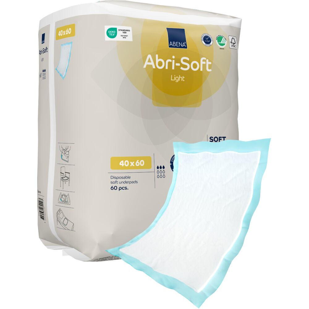 ABENA Abri-Soft Light Underlag 60x40cm