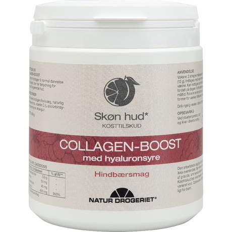 Collagen-boost med hyaluronsyre - Hindbærsmag fra Natur-Drogeriet