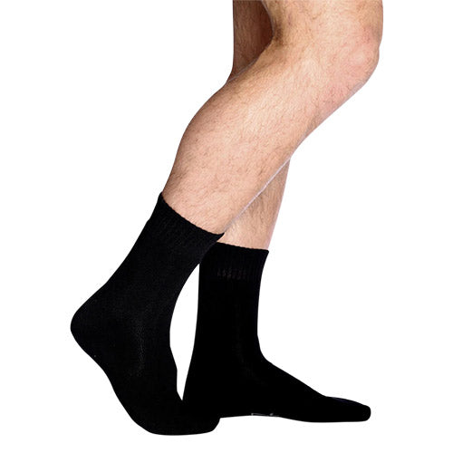 Men´s  Work Boot Socks sort/grå str 45-50 fra Boody