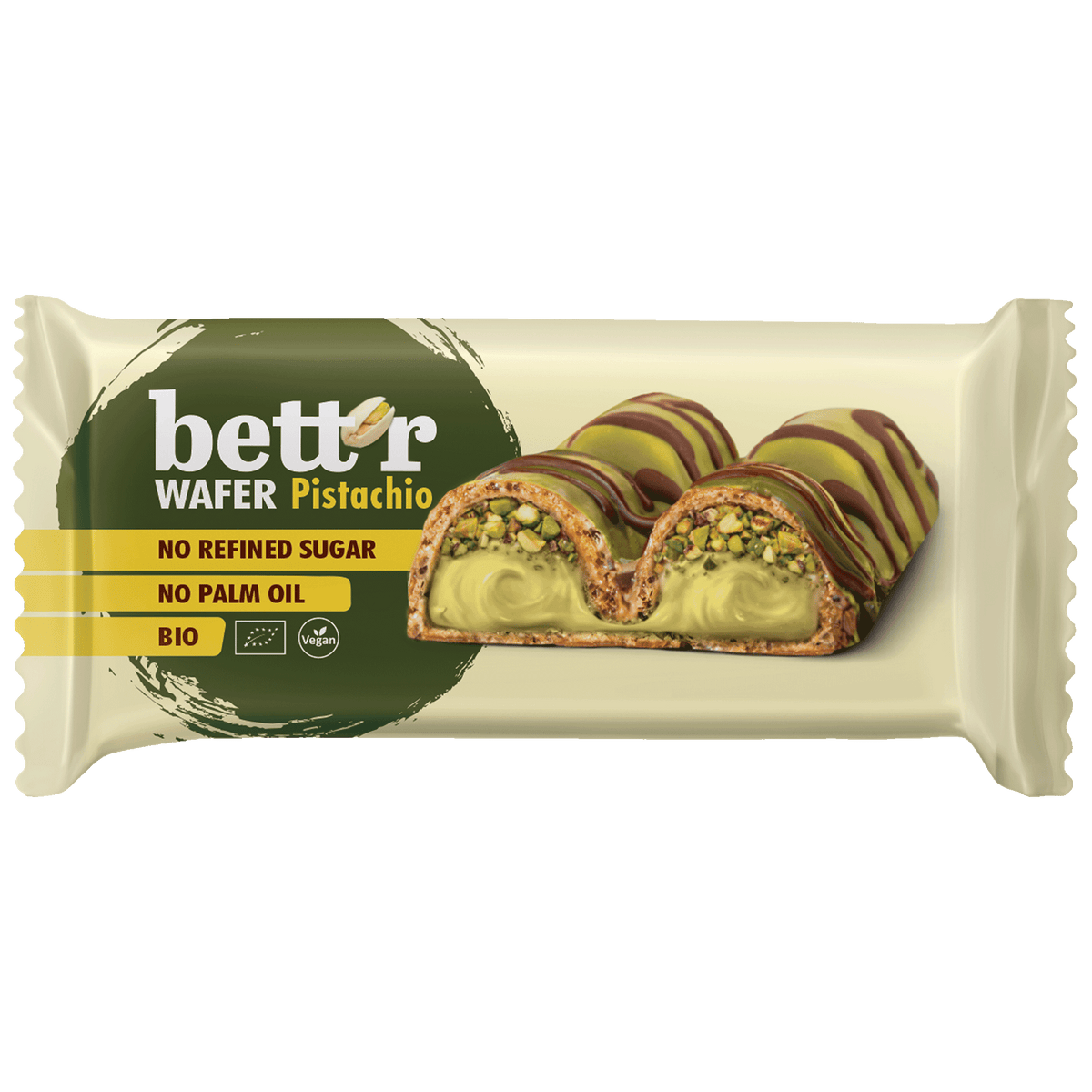 bett’r Bett'r Vaffel Pistacie Økologisk | 34 g