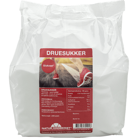 Natur-Drogeriet Druesukker Ren (Glukose) | 1 kg fra Natur-Drogeriet