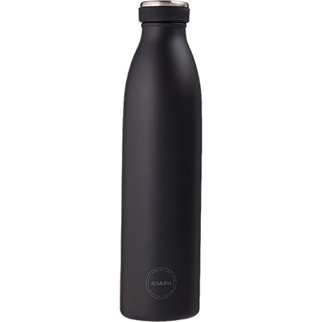 Drinking Bottle 750ml Matte Black fra AYA&IDA