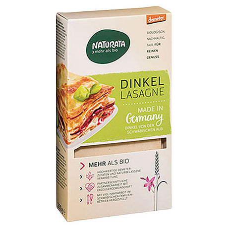 Lasagne spelt hvid Ø Demeter fra Naturata