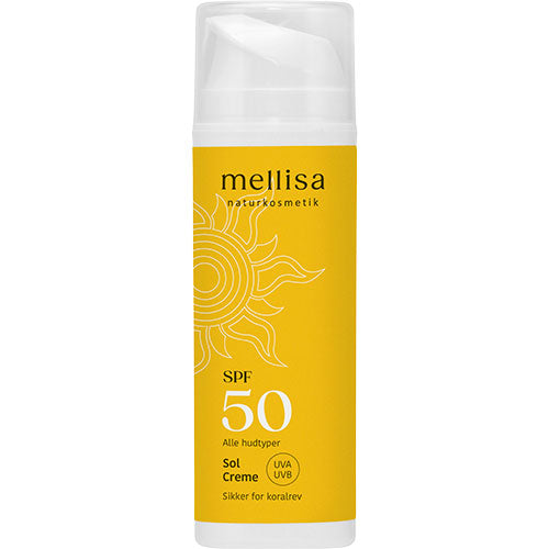 Solcreme SPF 50 fra Mellisa