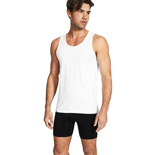 Men´s Singlet hvid str. M fra Boody