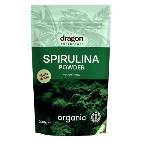 Dragon Superfoods Spirulina Pulver Økologisk | 200 g