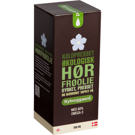 Nyborggaard Hørfrøolie Koldpresset Økologisk | 250 ml
