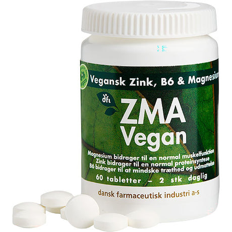 Grønne dfi vitaminer ZMA Vegan | 60 tabletter fra Grønne dfi vitaminer