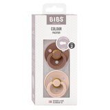 BIBS Colour Latex Size 2 Woodchuck/Blush 2 PACK fra BIBS