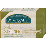 Små sardiner i økologisk olivenolie fra Pan do Mar