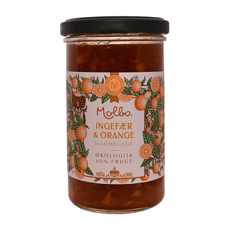 Ingefær & Orange marmelade Molbo Ø fra Rømer