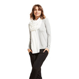 Fringed Hem Scarf Natural White fra Boody