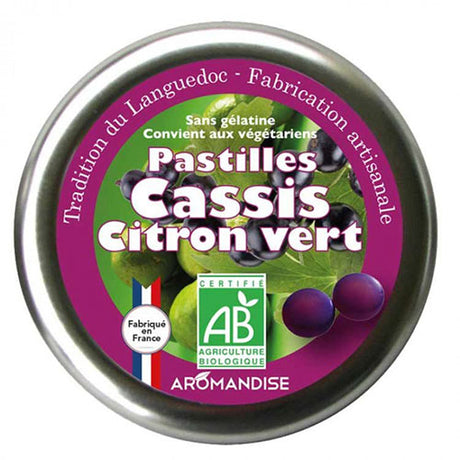 Pastiller m. solbær & lime Ø fra Aromandise