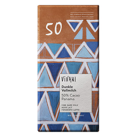 Vivani Chokolade 50% Ø mælk, fra Vivani