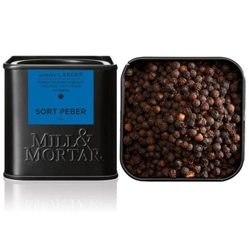 Sort peber hel Ø fra Mill & Mortar