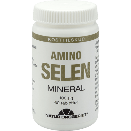 Natur-Drogeriet Amino-selen 100 mcg | 60 tabletter fra Natur-Drogeriet