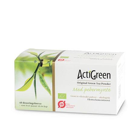 Grøn te m. pebermynte Ø fra ActiGreen