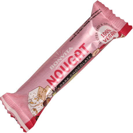BonVita Chokoladebar Mørk M. Nougat Økologisk | 40 g