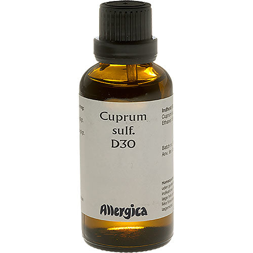 Cuprum sulf. D30 fra Allergica
