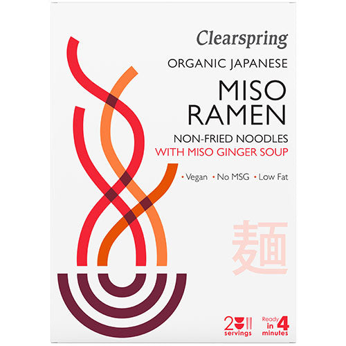Ramen nudler m. Miso- & Ingefærsuppe Ø fra Clearspring