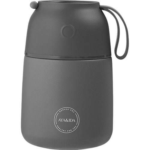 Food'ie 500ml Dark Grey fra AYA&IDA