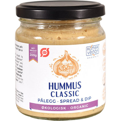 Smørepålæg Hummus Classic Ø fra Rømer