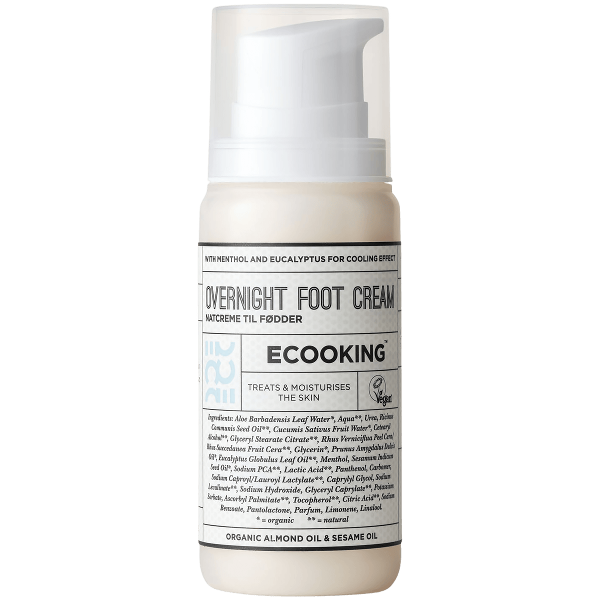 Ecooking Natcreme Til Fødder | 100 ml fra Ecooking